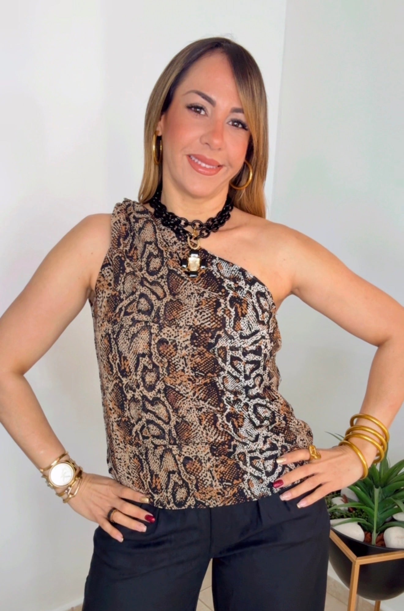 Snake Elegant Blouse