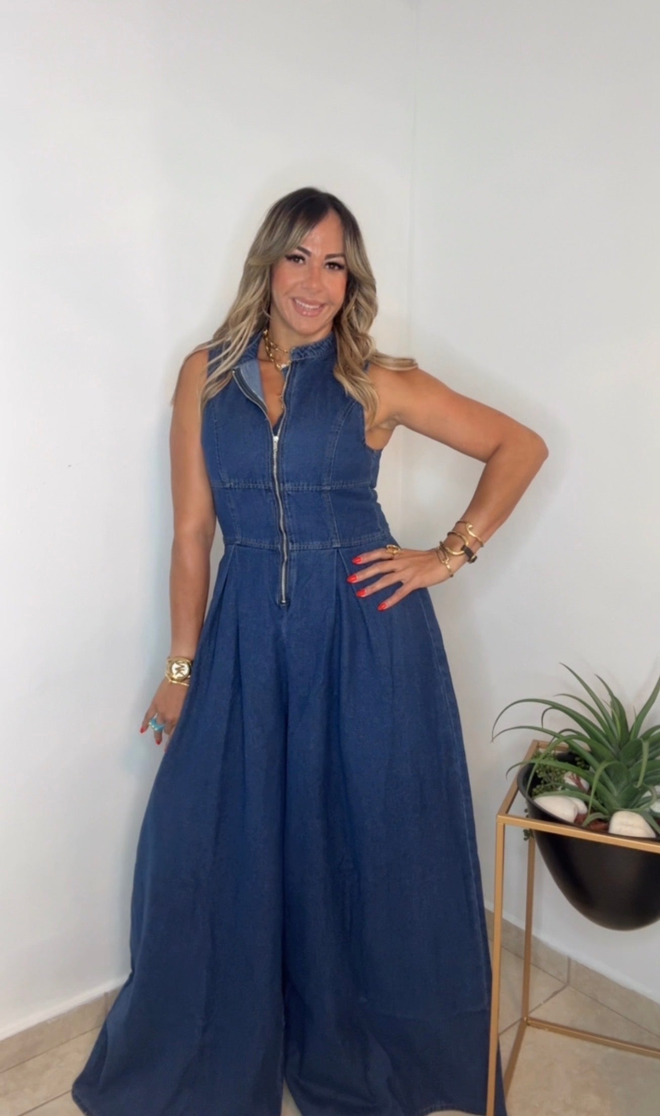 Denim Icon Jumpsuit
