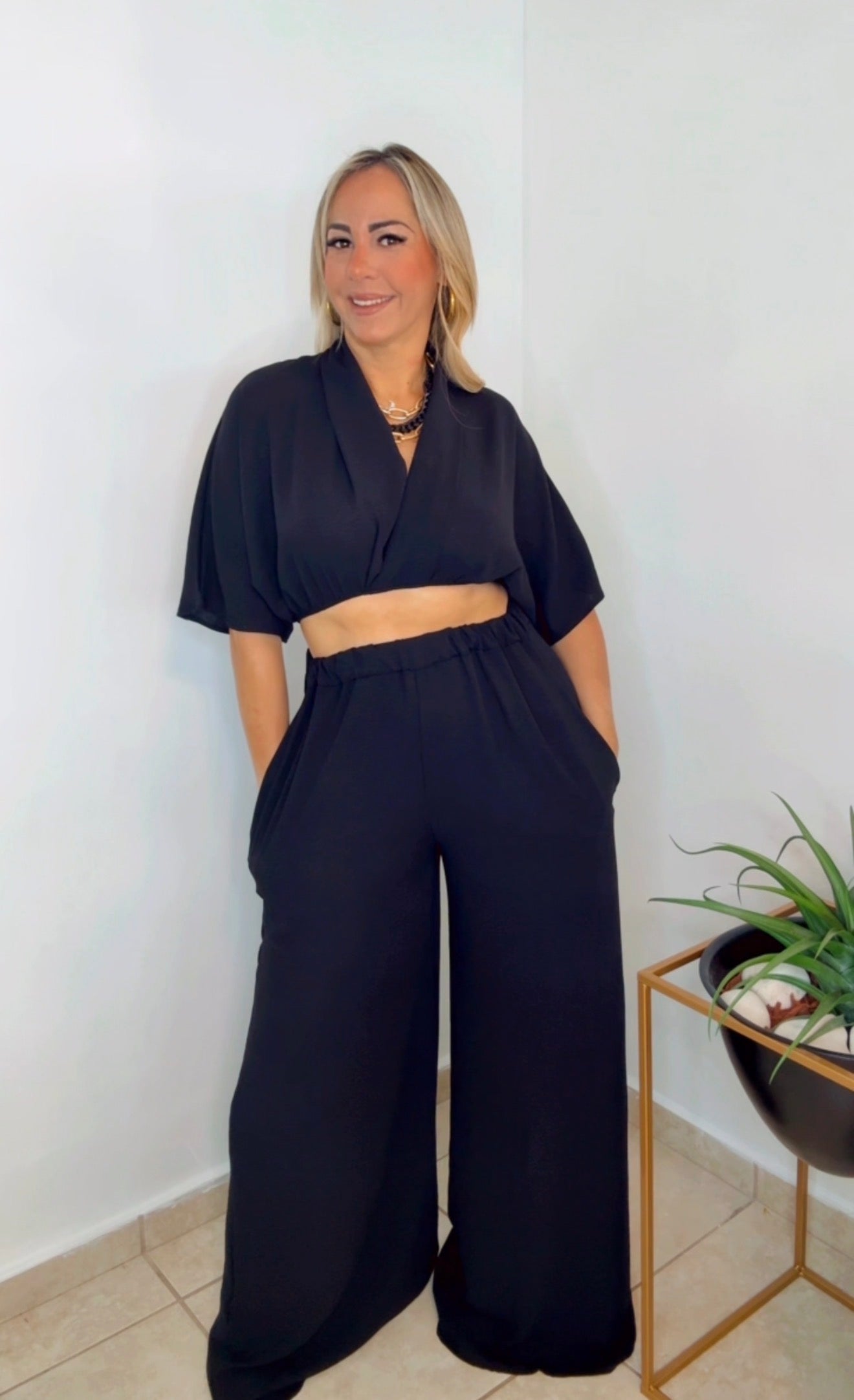 Black Set Palazzo