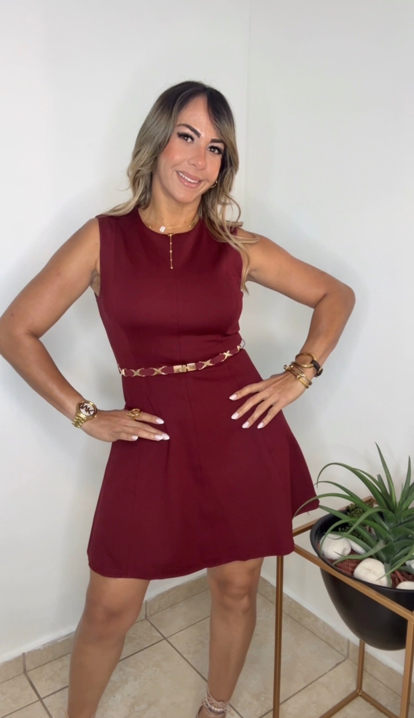 Bordeaux Society Dress