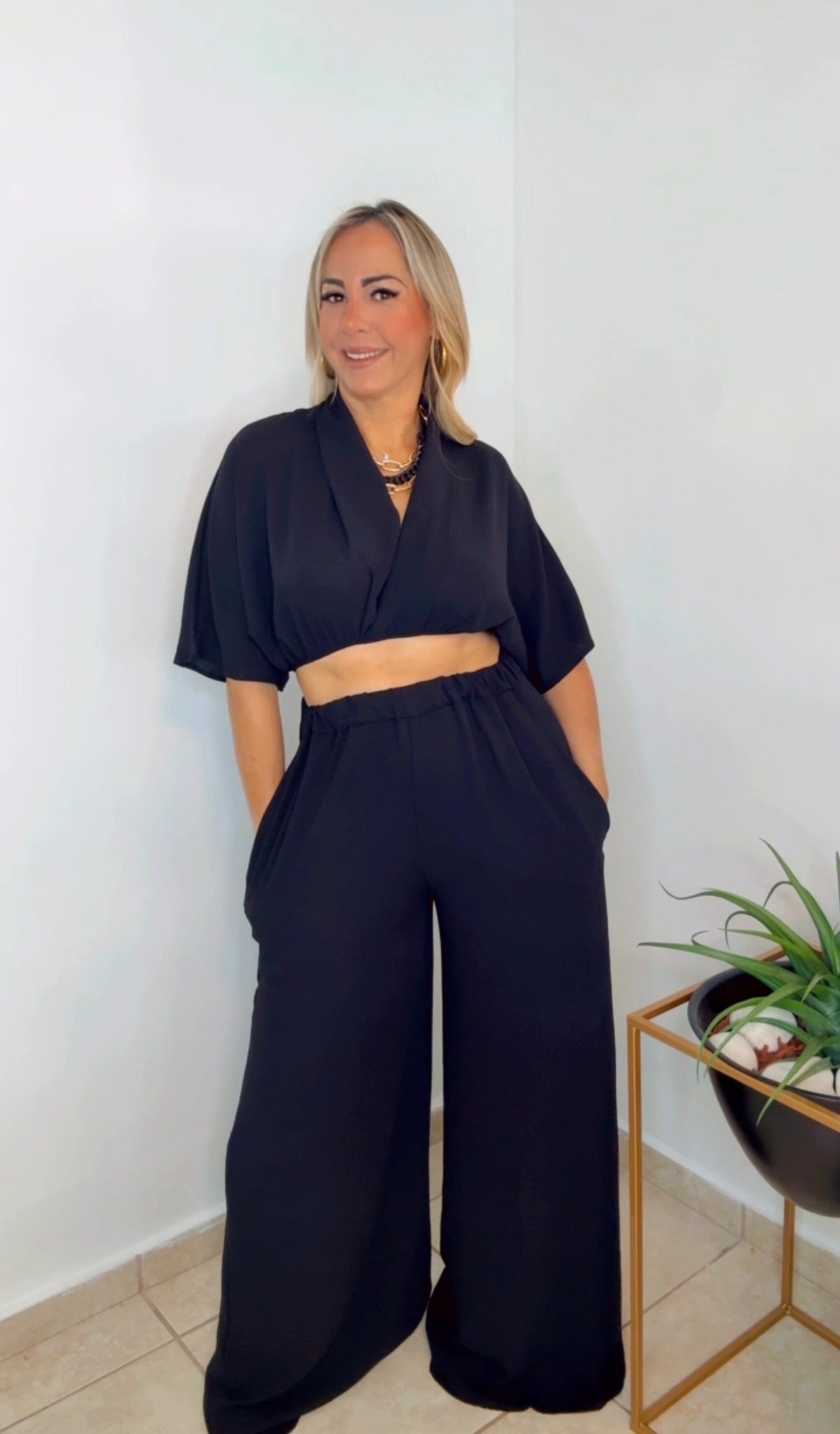 Black Set Palazzo