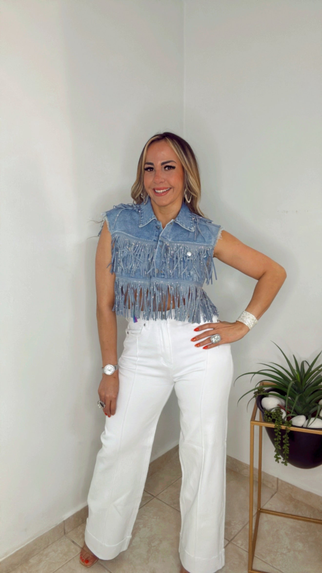 Vest Glam Denim