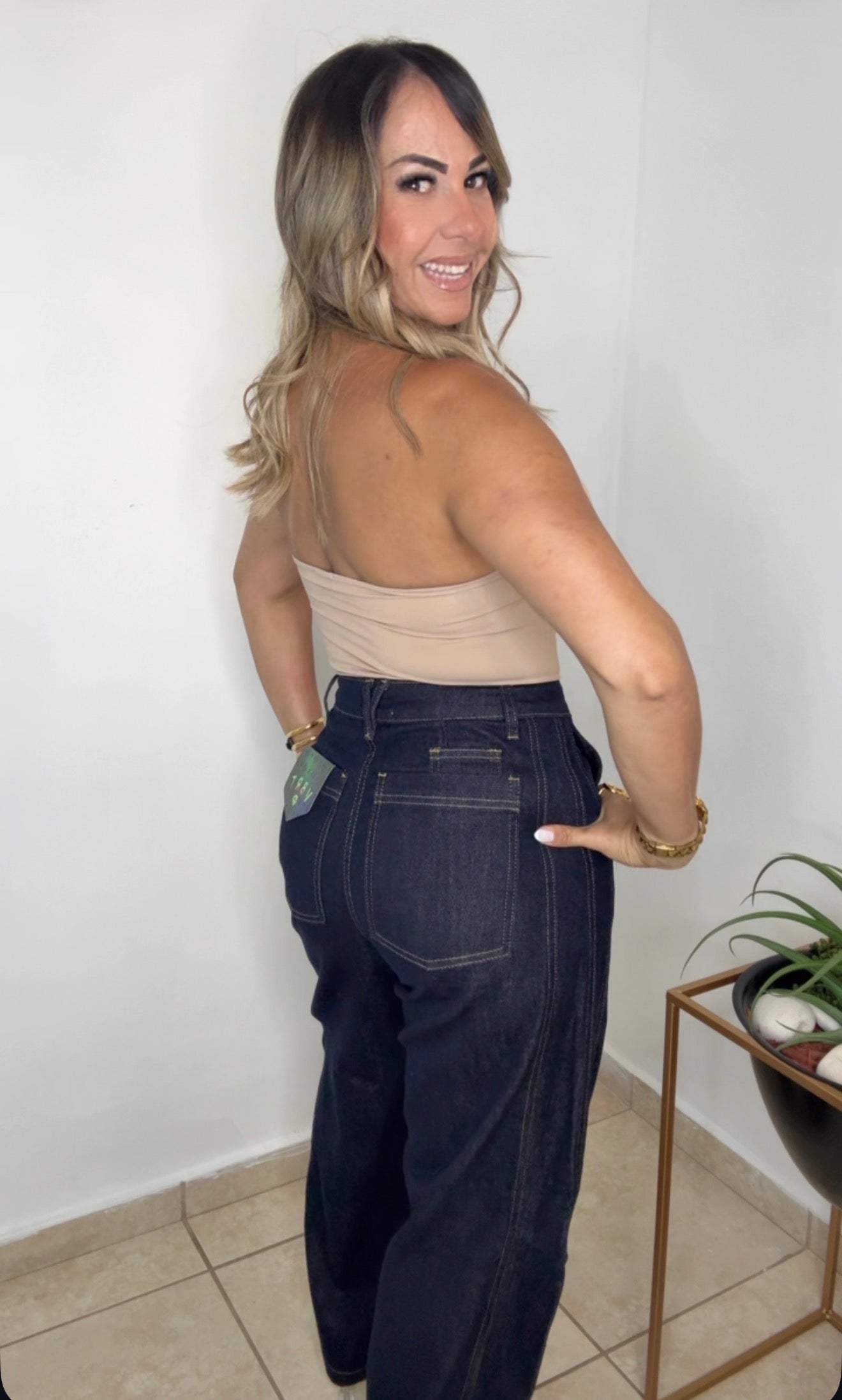 Indigo Wide Leg Denim