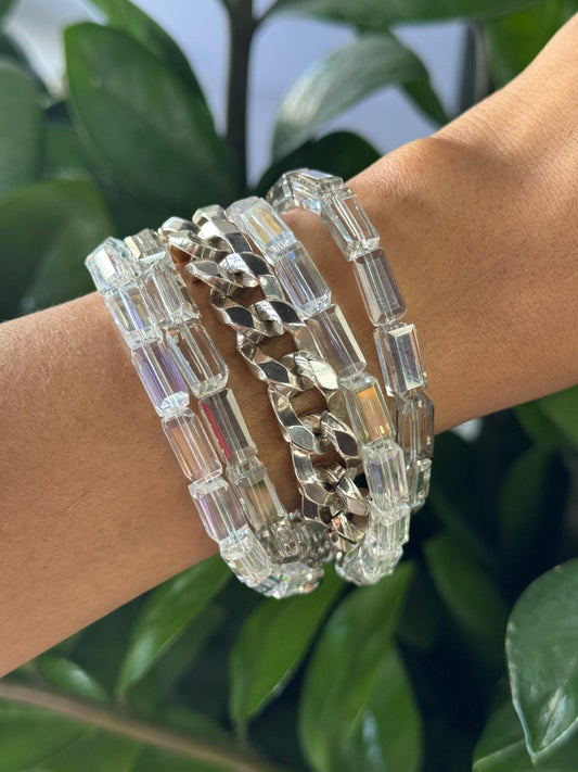 Pulsera Full Cristales Tornasol VENTA FINAL