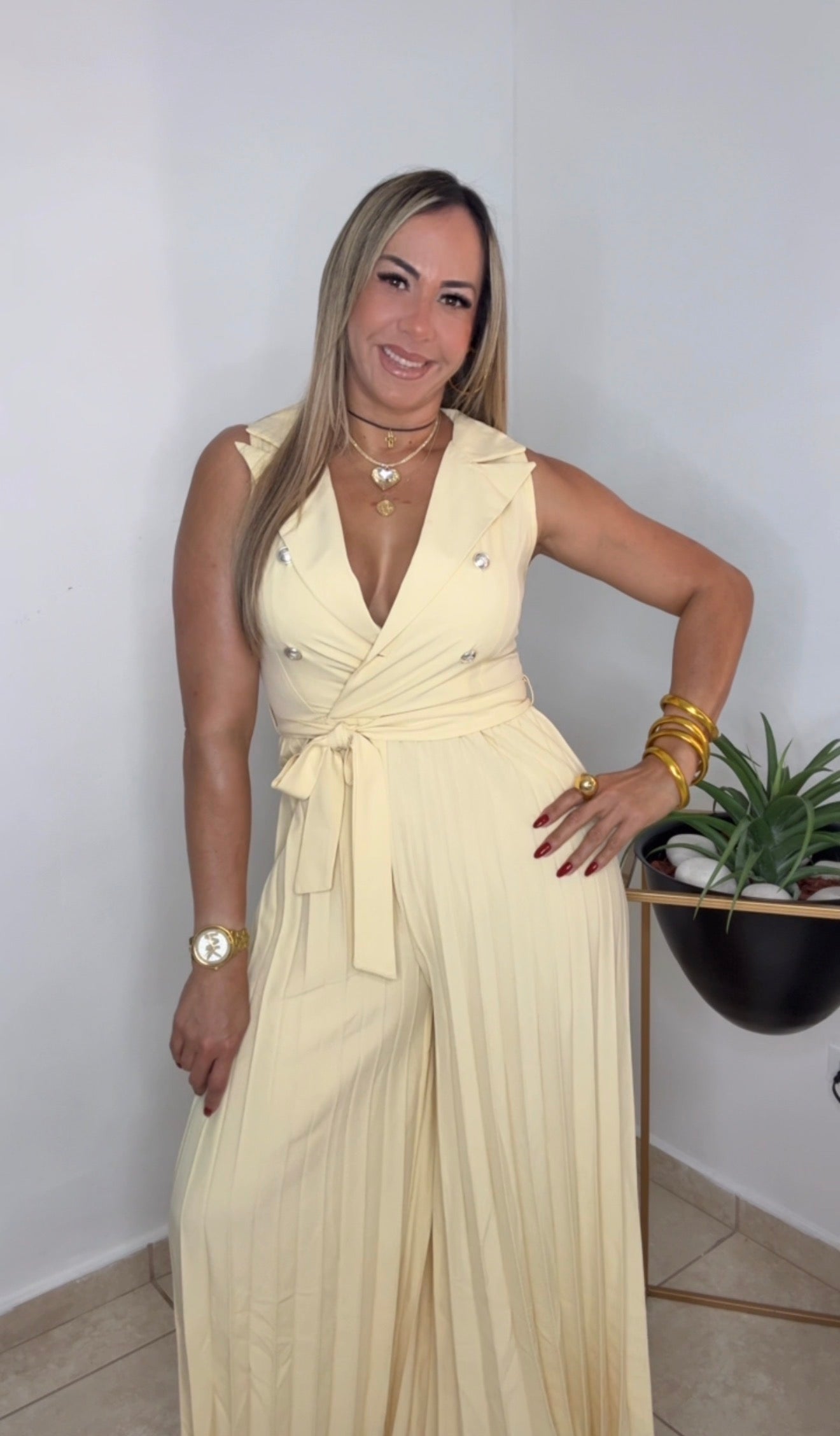 Light Yellow Jumpsuit (VENTA FINAL)