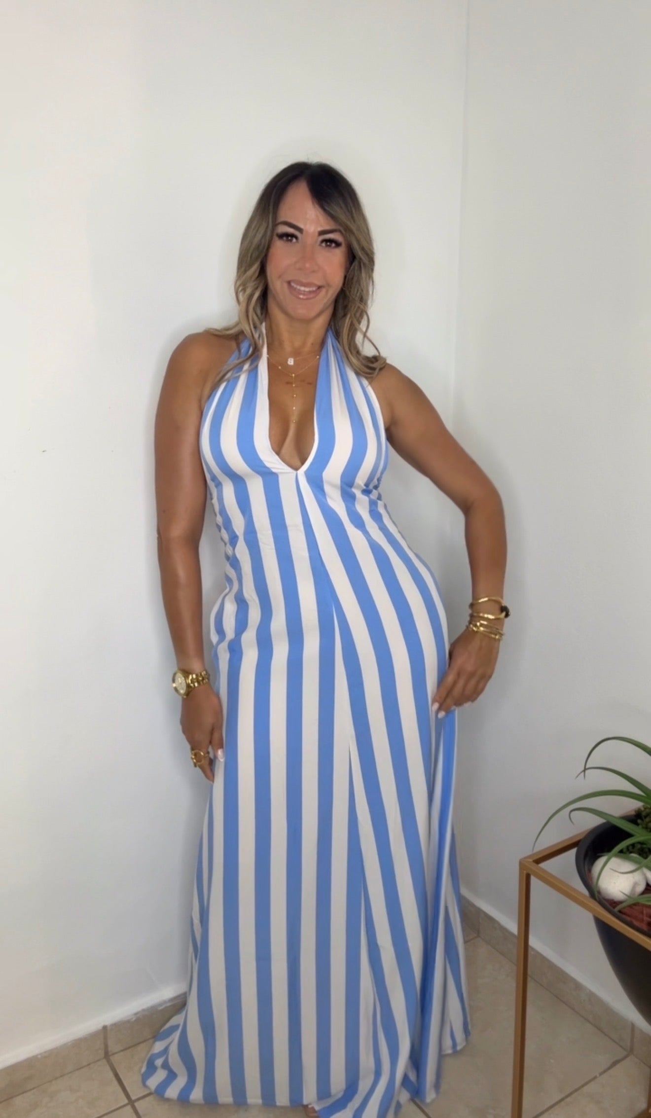 Baby Blue Riviera Maxi