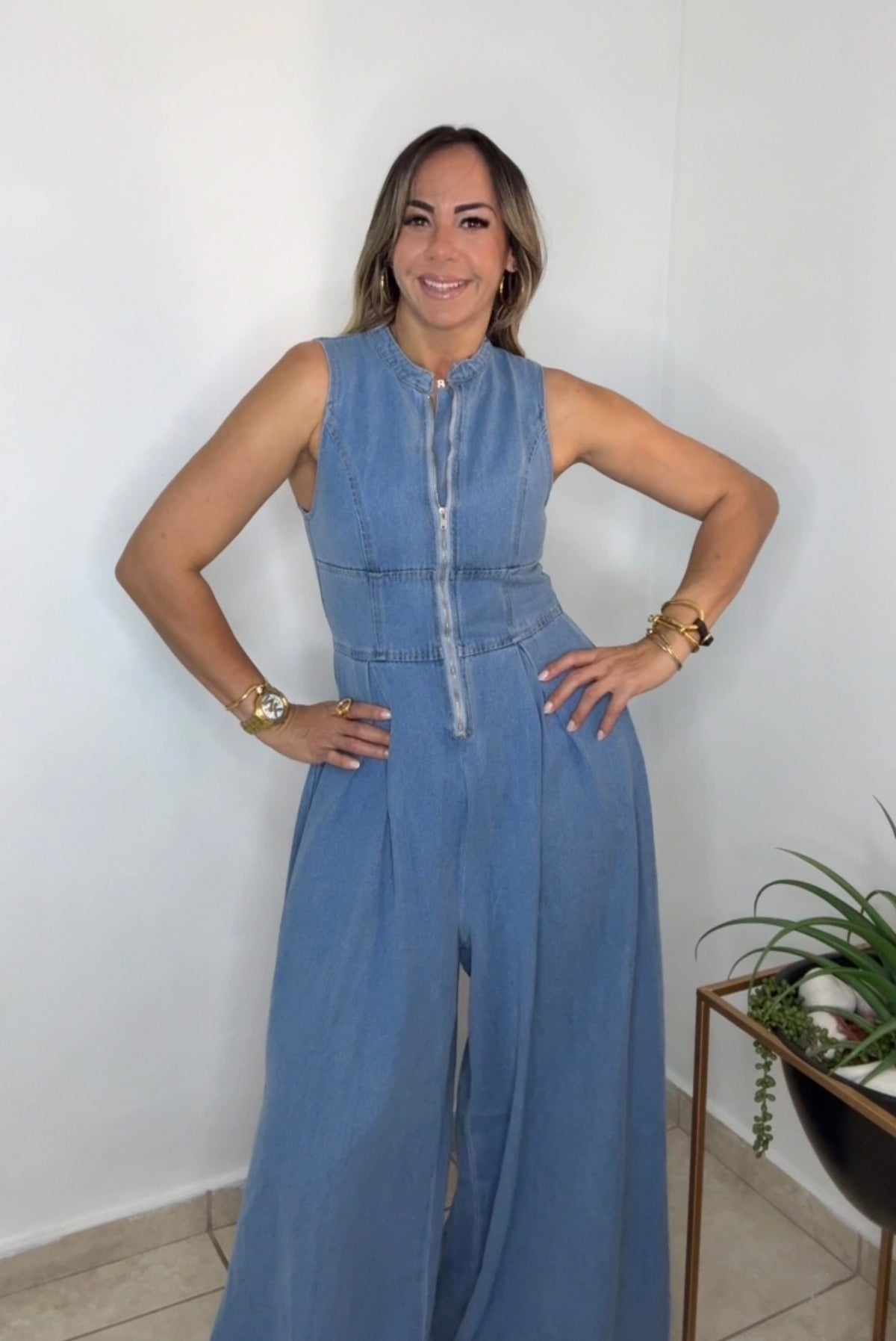 Denim Icon Jumpsuit