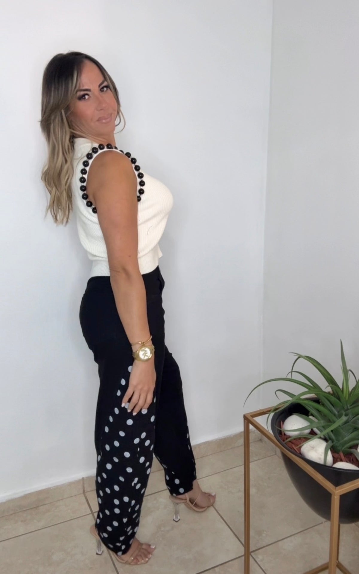 Barrel Dot Side Denim