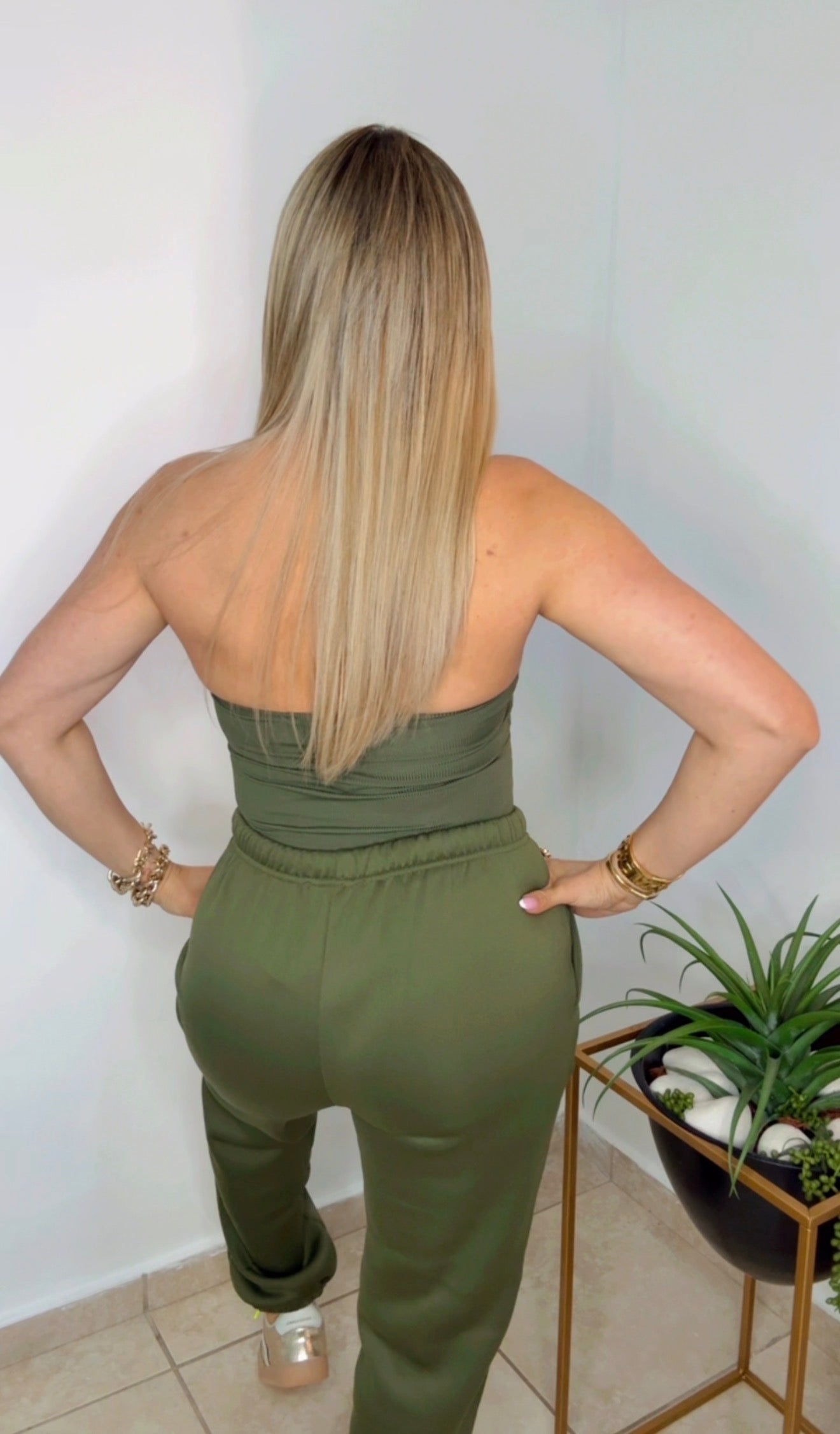 Olive Sport Jogger Set