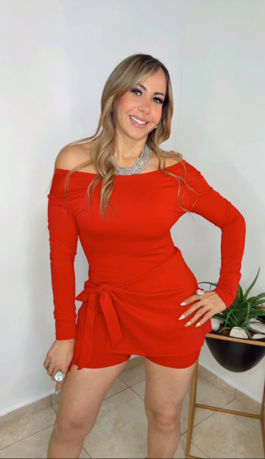 Traje Deportivo Rojo