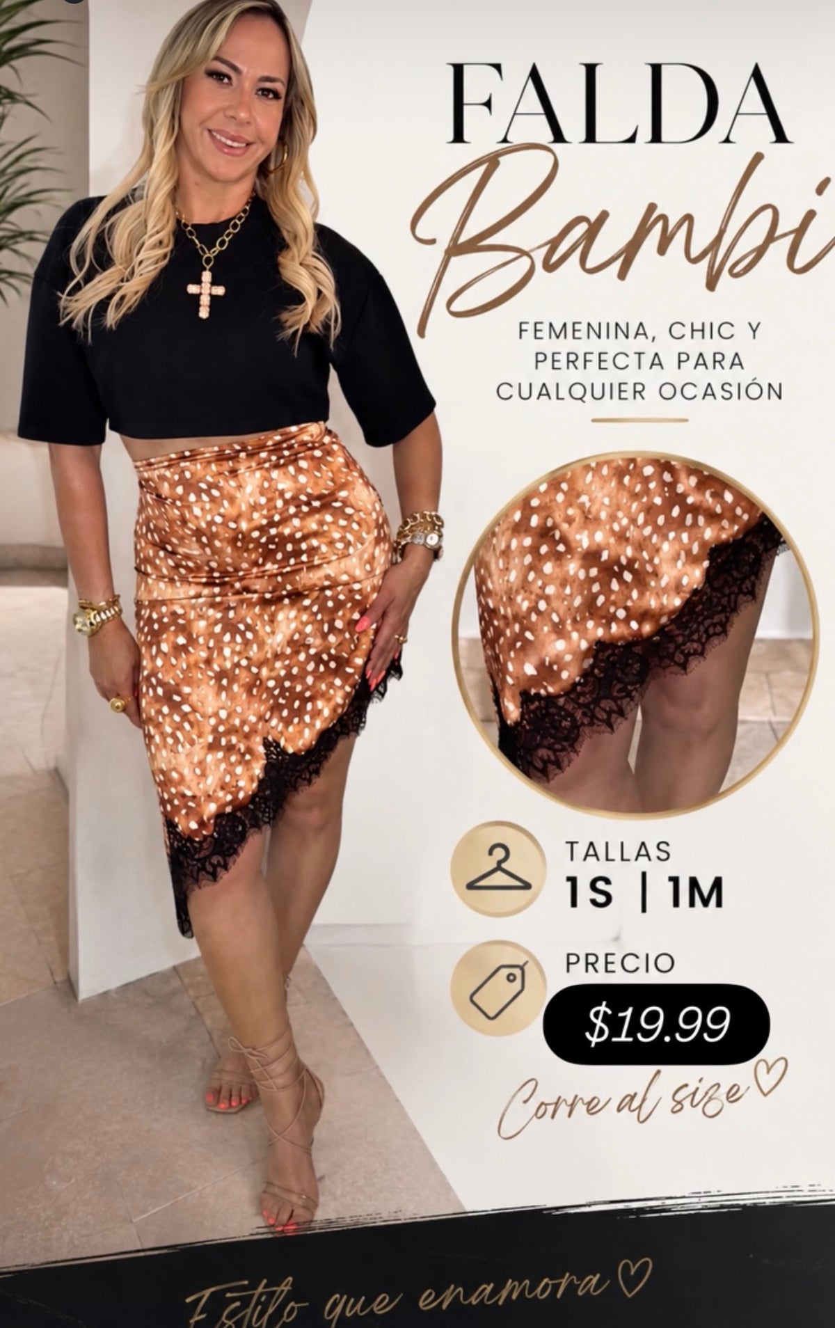 Bambi Satin Skirt (VENTA FINAL)