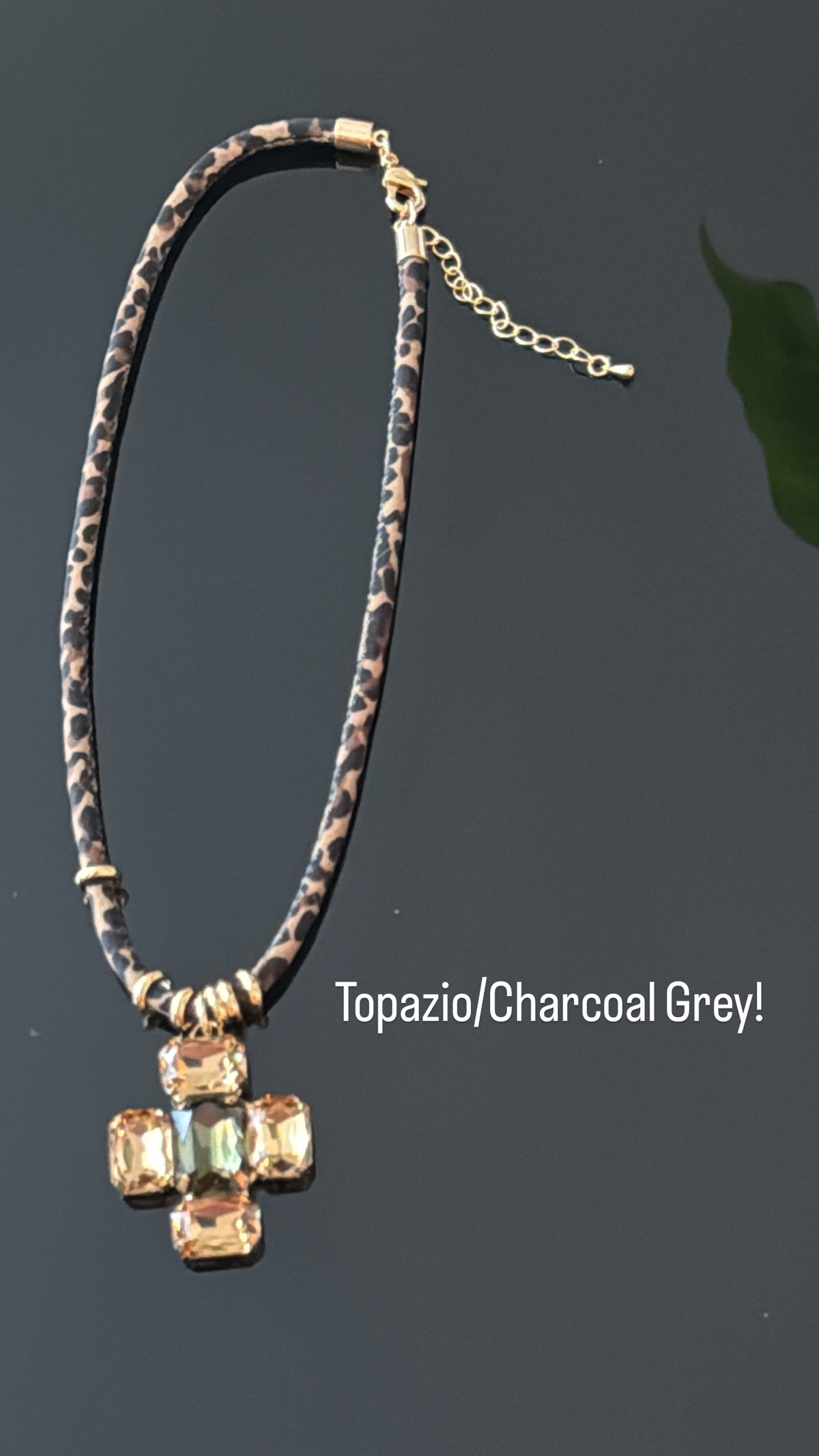 Cruz Swarovski Cordon Animal Print