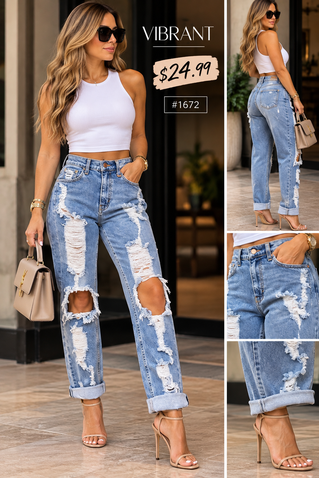 Vibrant Mom Jeans 1672 VENTA FINAL