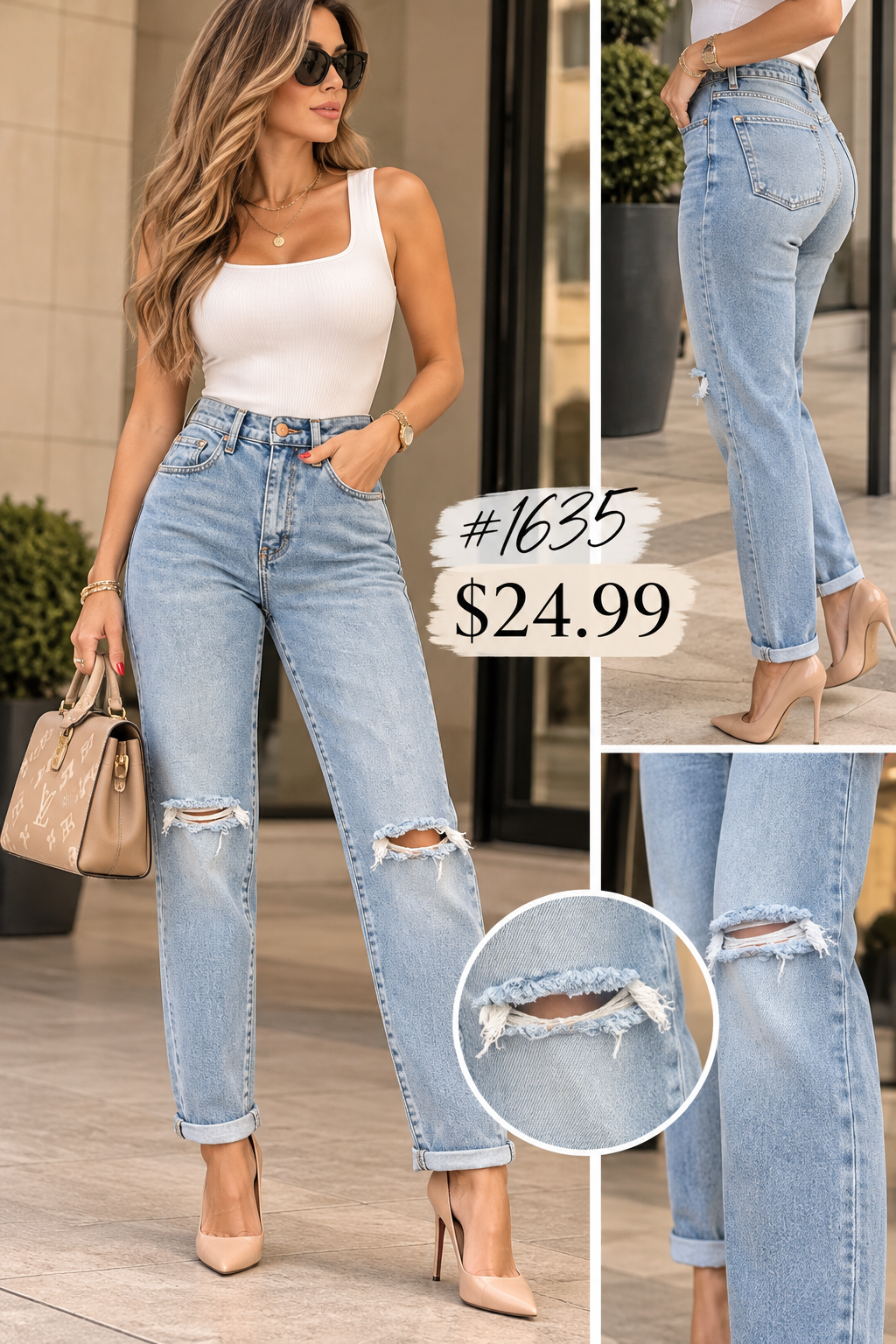 Vibrant 1635 Mom Jeans VENTA FINAL