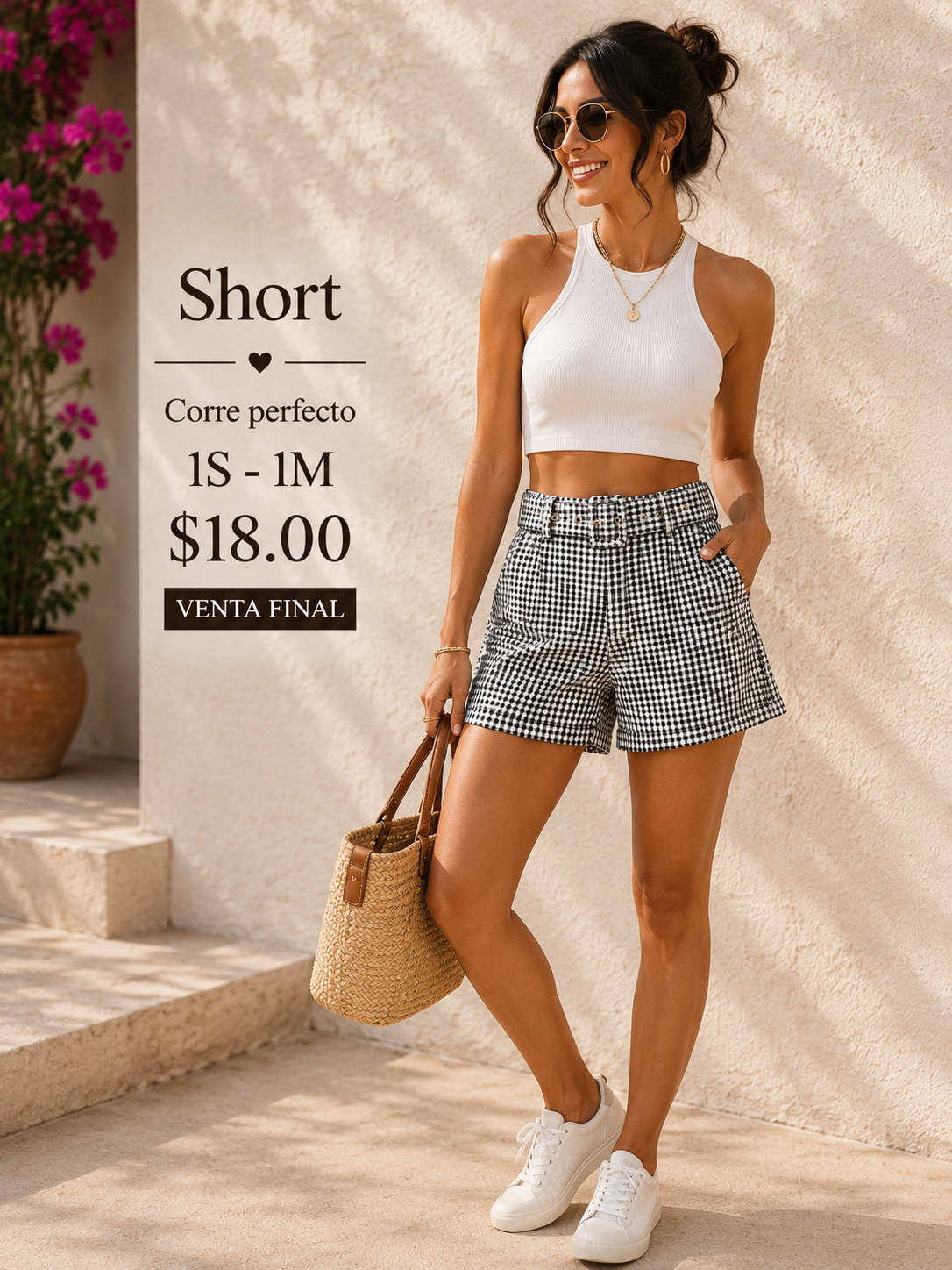 Monaco Check Short  (VENTA FINAL)