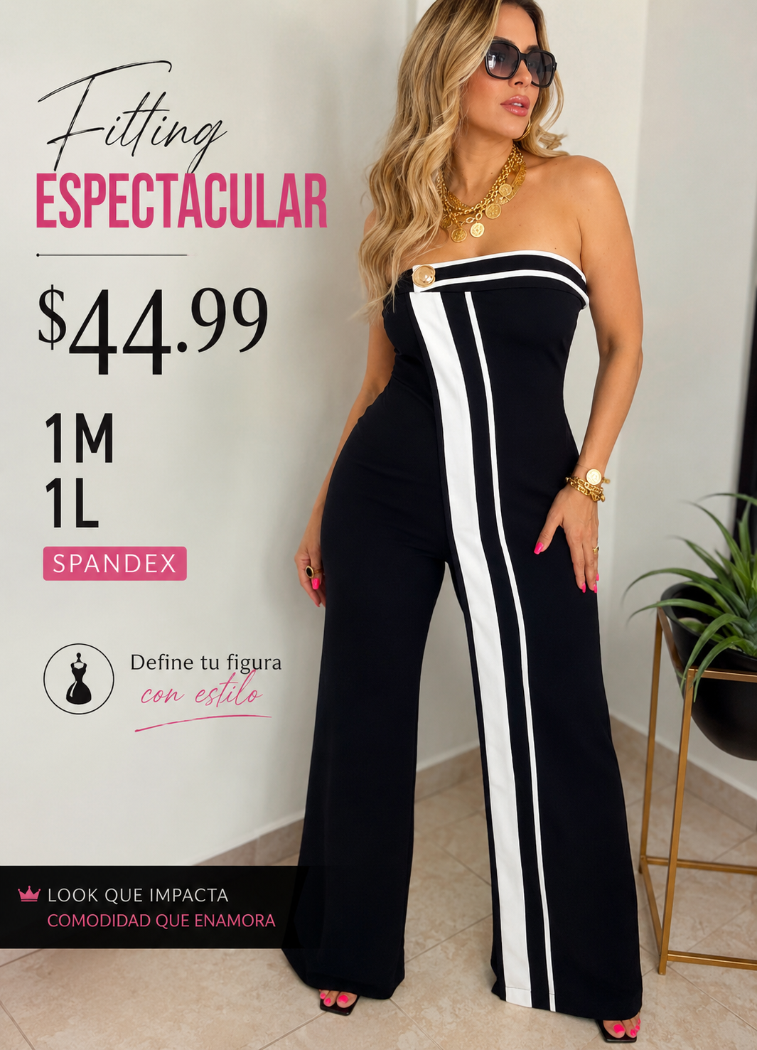Black And White Jumpsuit (VENTA FINAL)