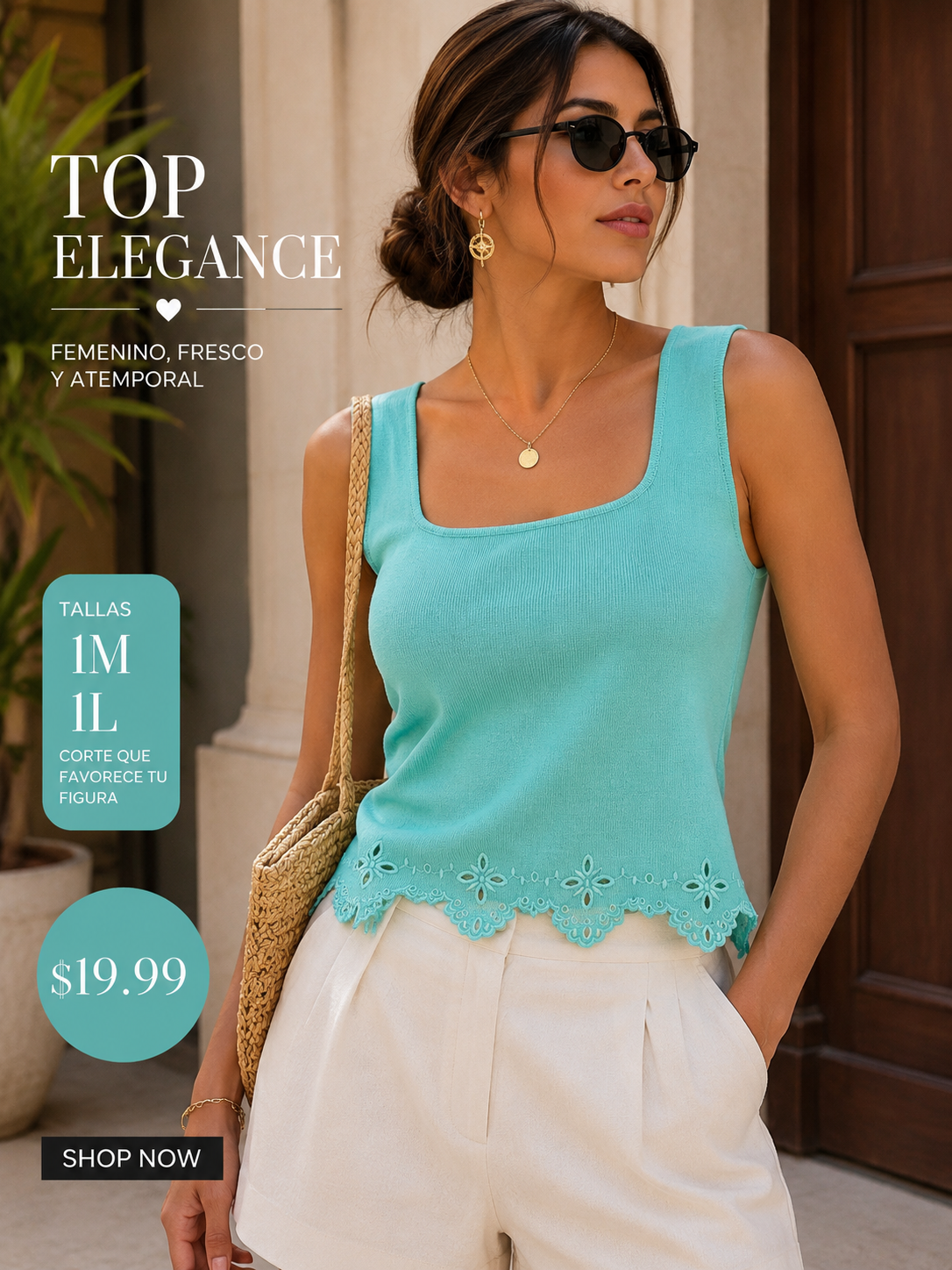 Turquesa Tank Top (VENTA FINAL)