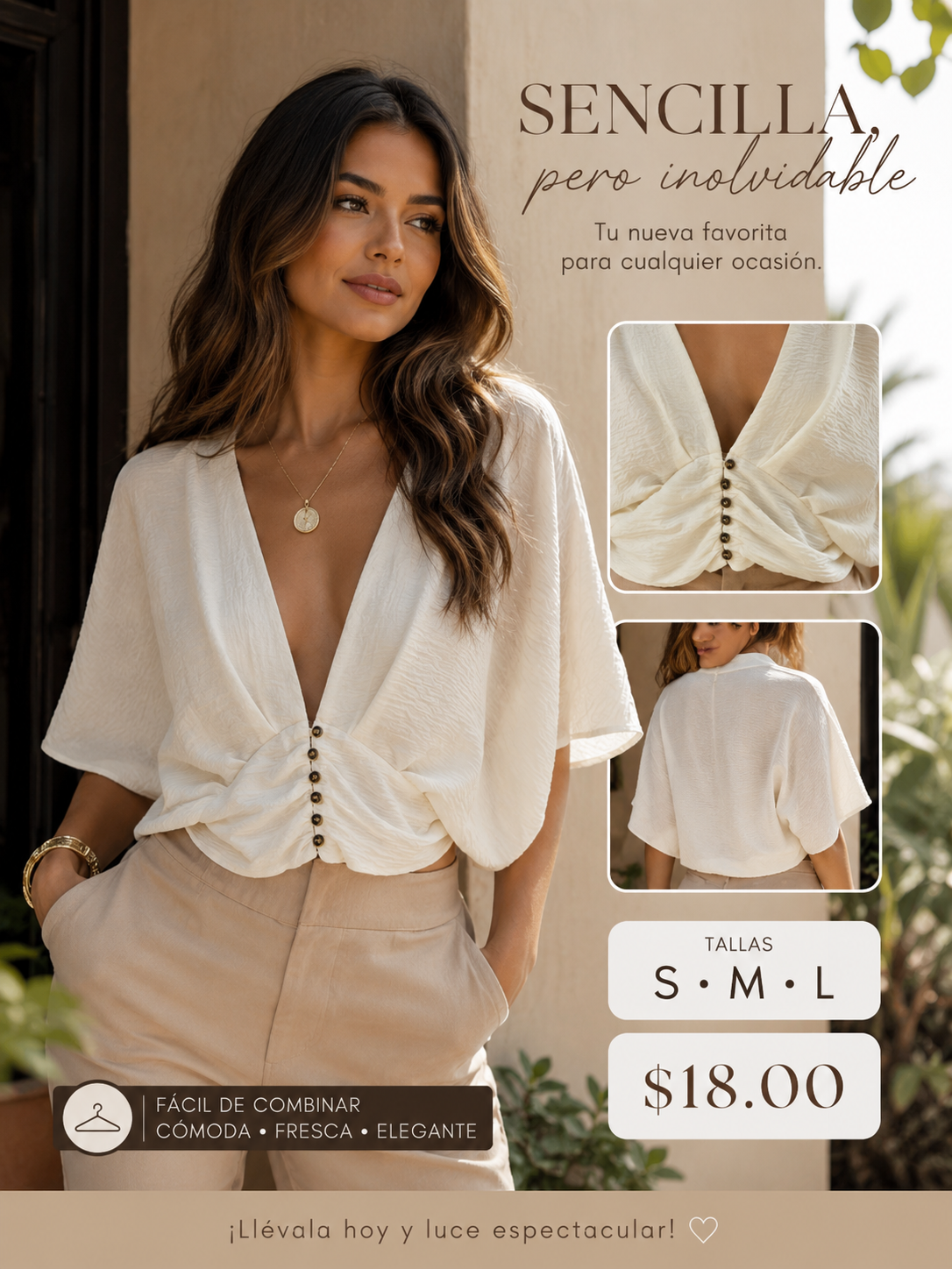 Beige Blouse (VENTA FINAL)