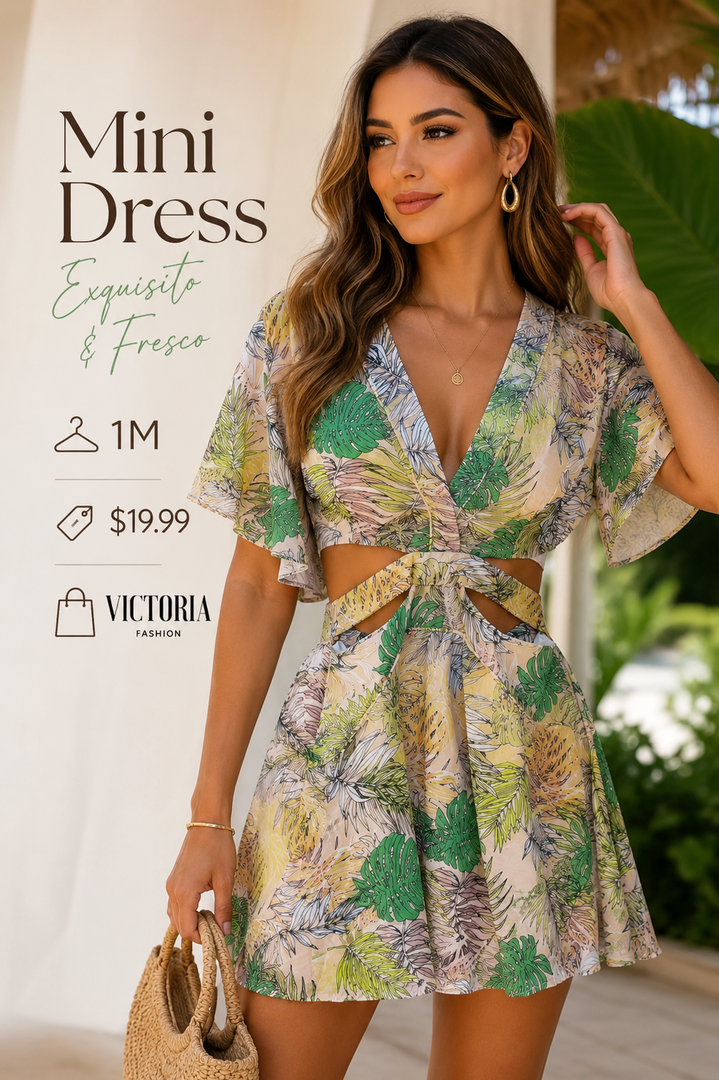 Tropical Mini Dress (VENTA FINAL)