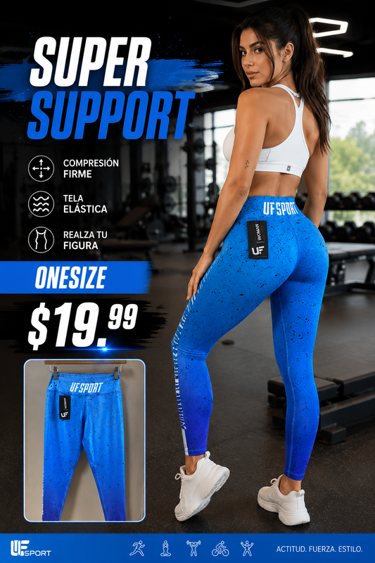 Blue UF SPORT Leggins Deportivo (VENTA FINAL)