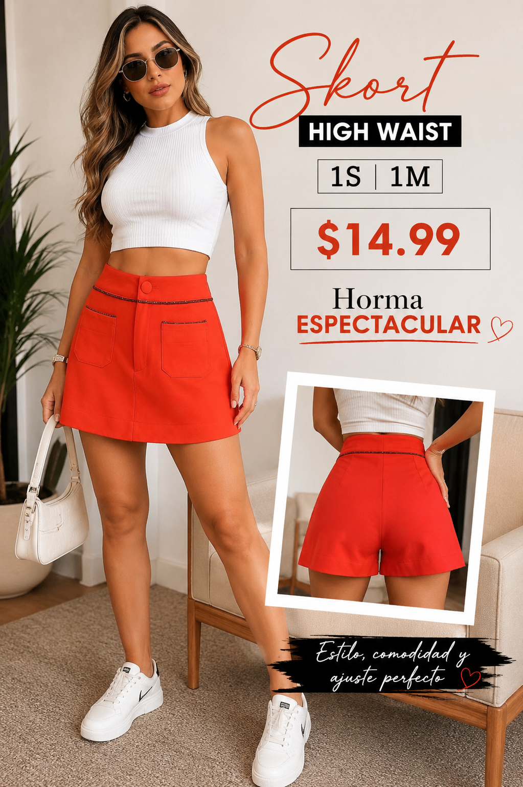 Mandarin Skort (VENTA FINAL)