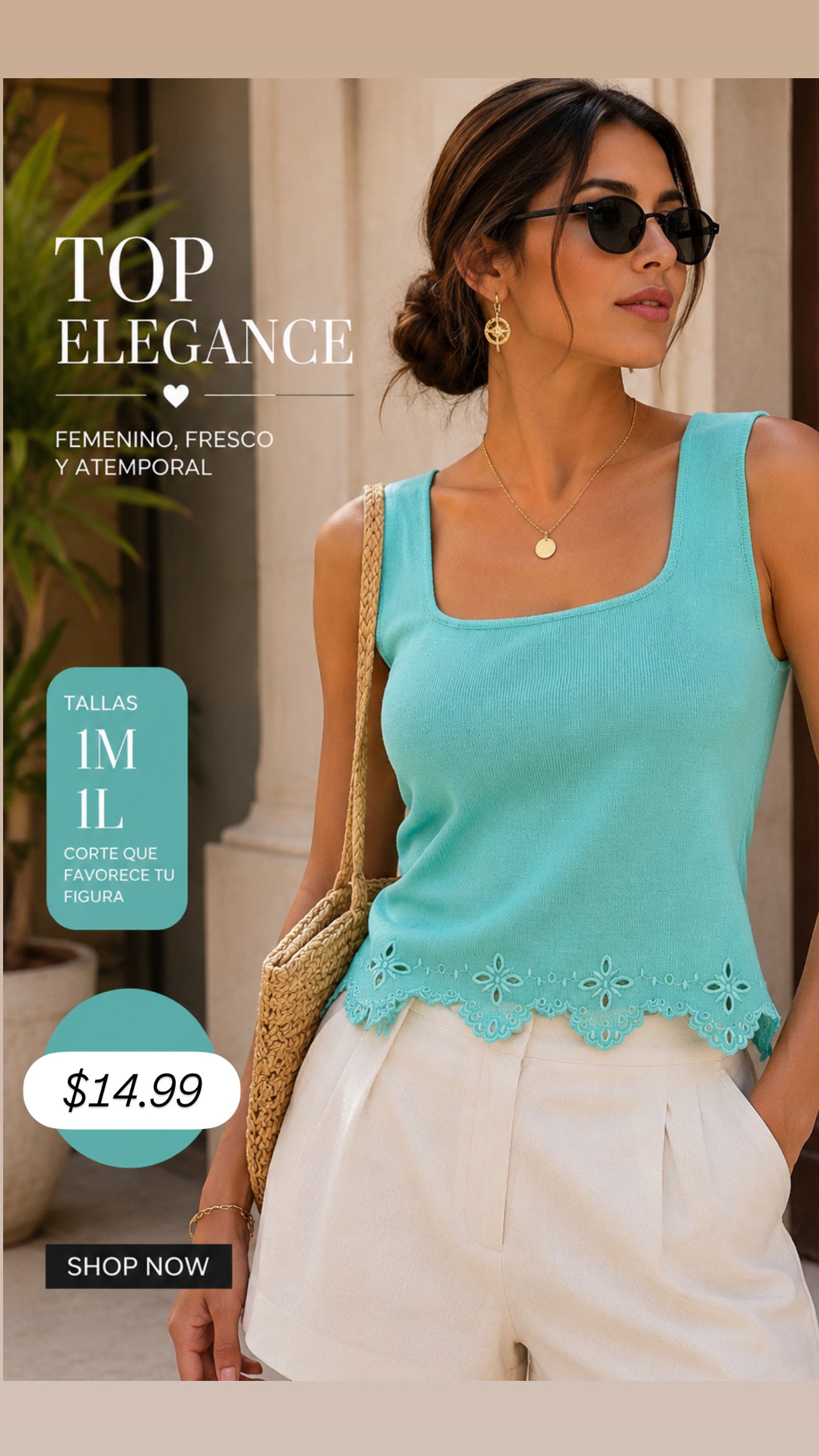 Turquesa Tank Top (VENTA FINAL)