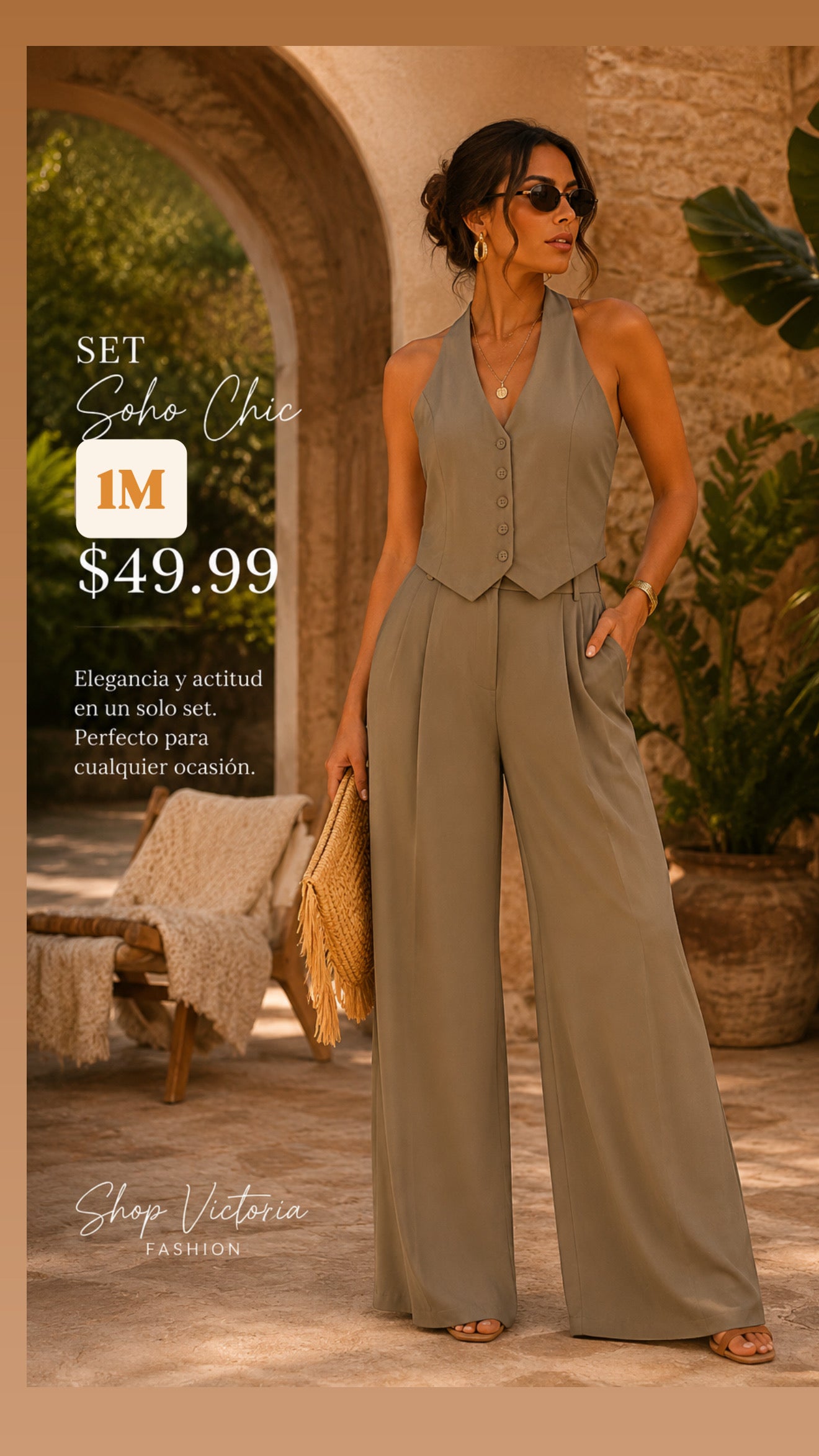 Boho Camel Set (VENTA FINAL)