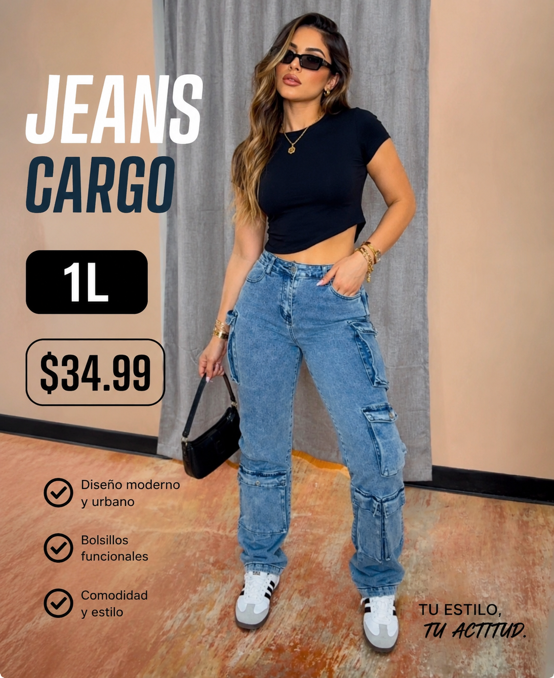 Jeans Cargo VENTA FINAL. NO CAMBIO