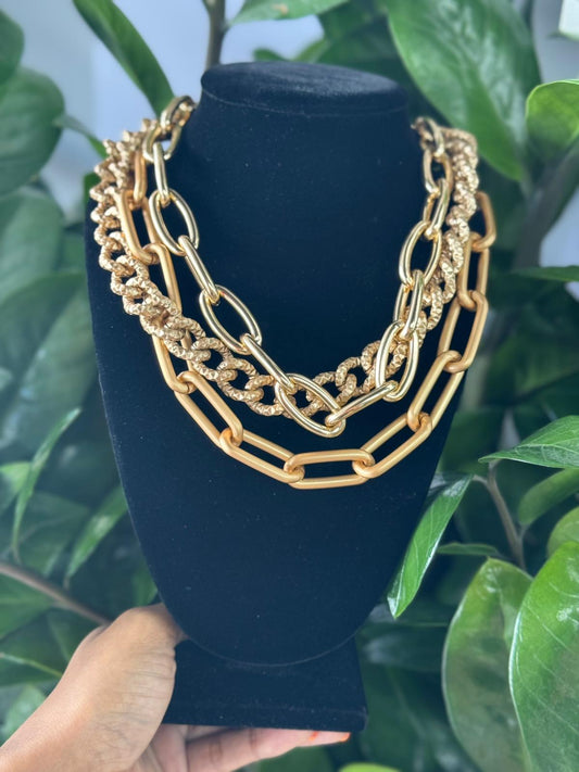 Collar Chunk 3 Cadenas