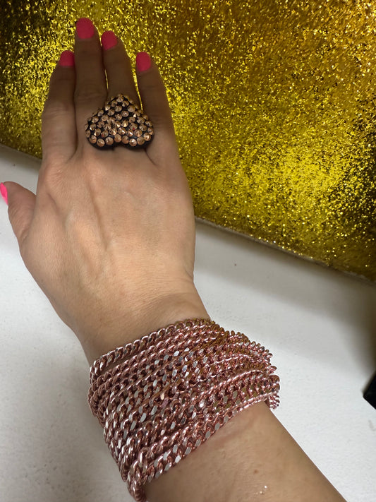 Pulsera Rose Gold Linea Italian (VENTA FINAL)