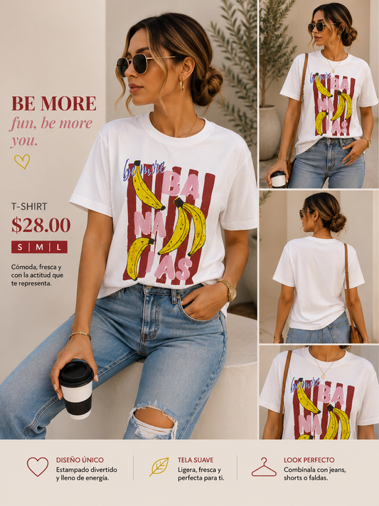 Banana Stripe Tshirt