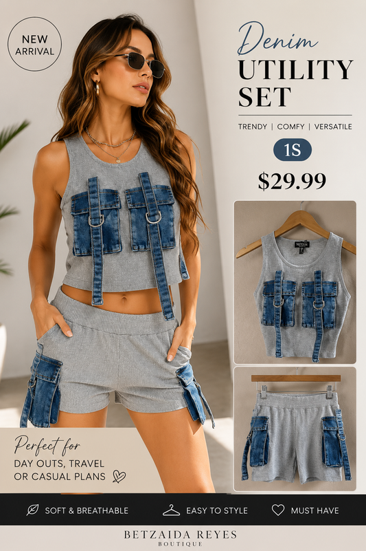 Grey And Denim Set (VENTA FINAL)