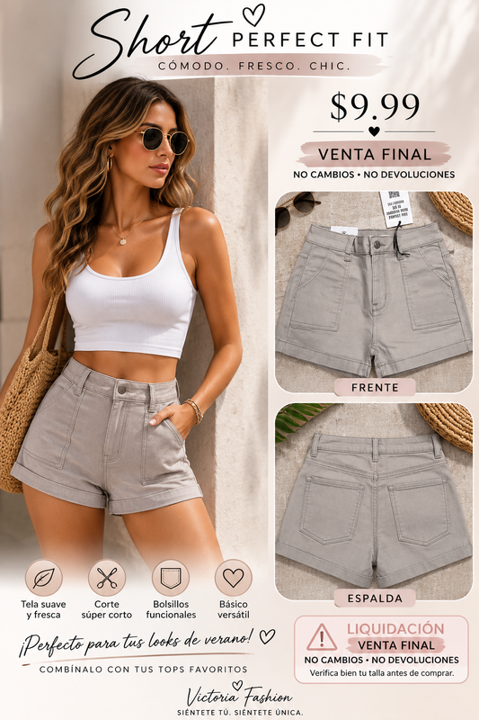 Cream/ Blush Short (VENTA FINAL)