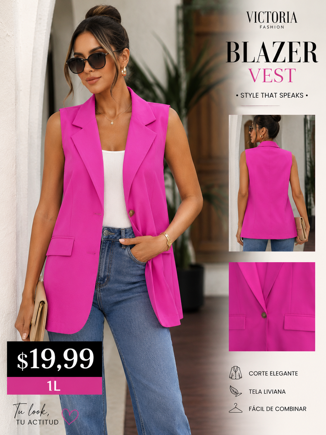 Magenta Blazer (VENTA FINAL)
