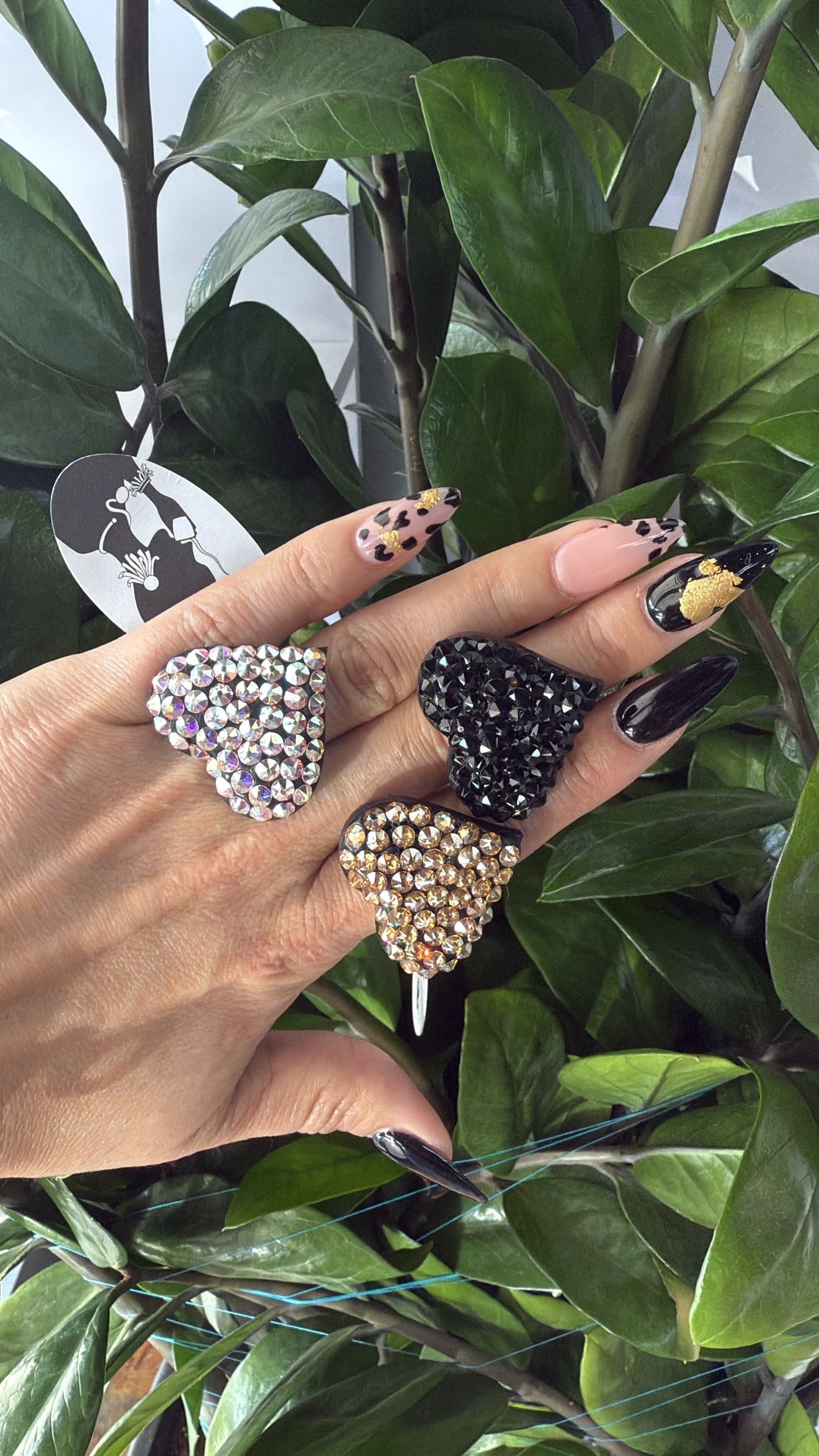 BE Sortija Corazón Swarovski