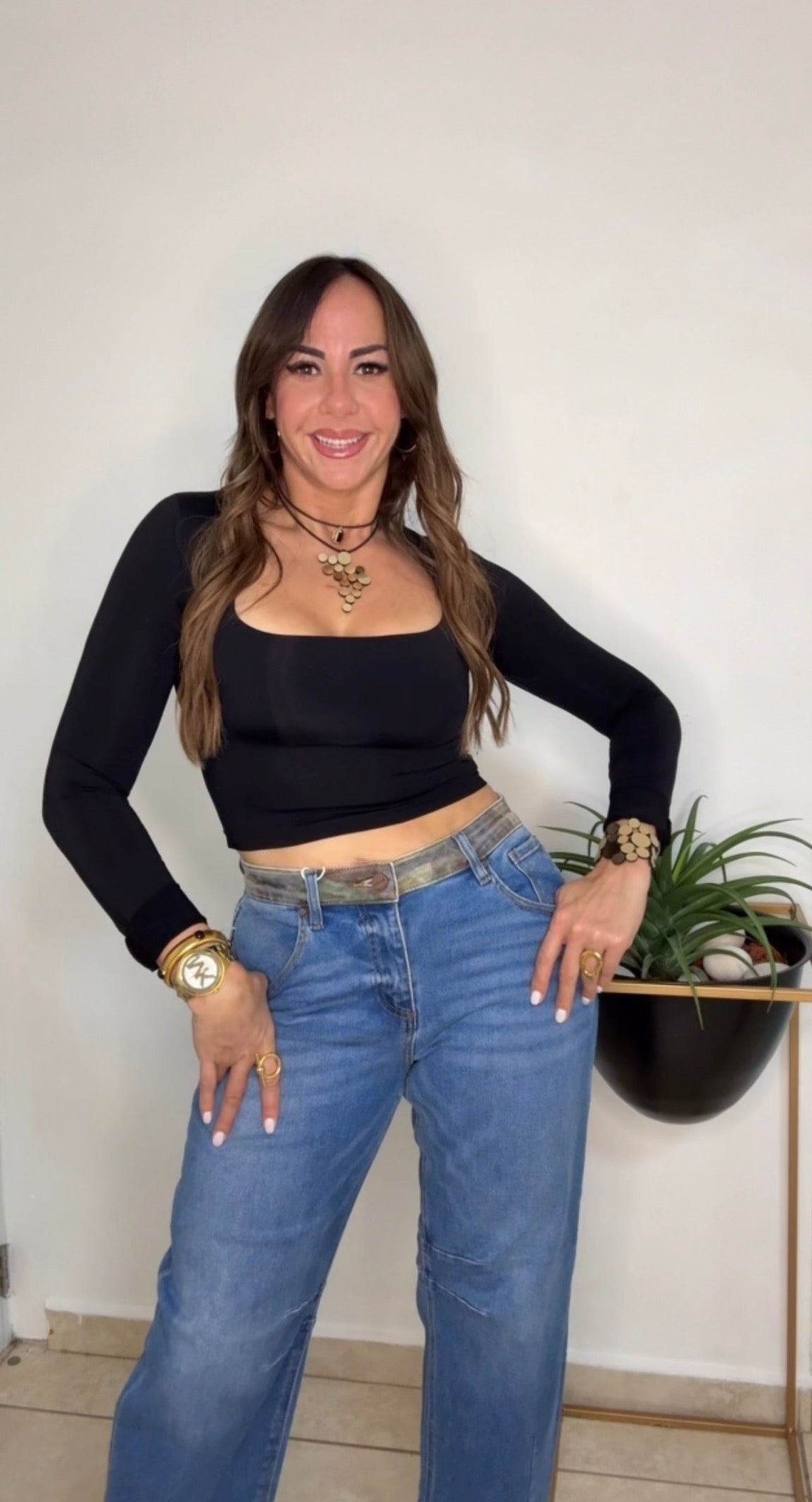 Camo Barrel Jeans